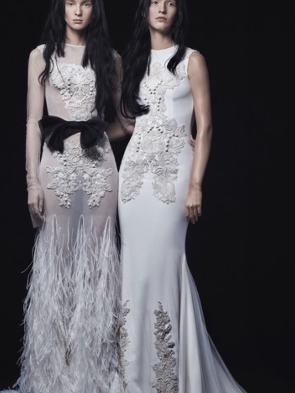 Vera Wang Embroidered Adelia Dress